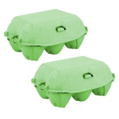 Hueveras de cartón verdes (2)
