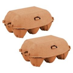 Hueveras de cartón marrones (2)