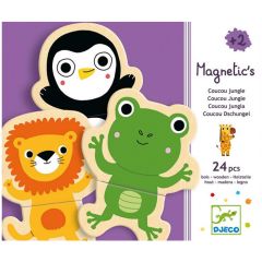 Imanes de madera Coucou 24 piezas - Djeco