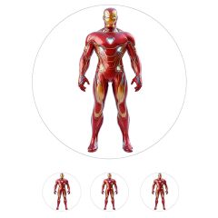Papel de azúcar de Iron Man (Marvel) - 20 cm - María Lunarillos