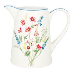 Jarra de cerámica Elwin White 1 litro - GreenGate