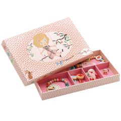 Joyero con joyas de madera Mis joyas de verano - Djeco