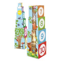 Juego de 10 cubos apilables Bosque - Goula