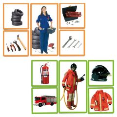 Juego de asociación: Los oficios - Akros