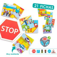 Juego de asociación: Mi primera educación vial - Akros