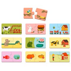 Juego de asociación Puzle Duonimo - Janod