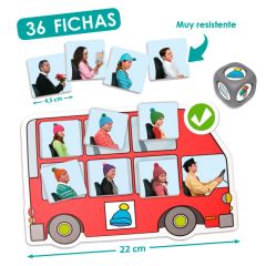 Juego de asociación: El autobús - Akros