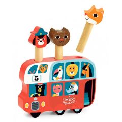 Juego de madera autobús Pop-up Ingela - Vilac