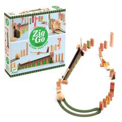 Juego de madera construcción y reacción en cadena Zig & Go (27) - Djeco