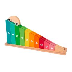 Juego de madera con bloques y coche para aprender a contar en aumento - Janod