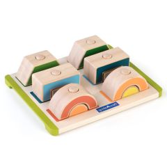 Juego de madera para clasificar y apilar - Guidecraft