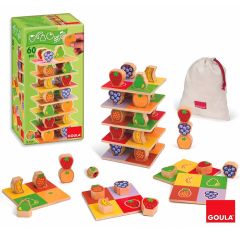 Juego de madera Torre de frutas - Goula