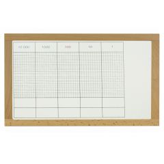 Tablero de madera para juego del punto - Montessori