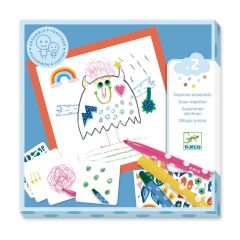 Juego Dibujar juntos Monstruos - Djeco