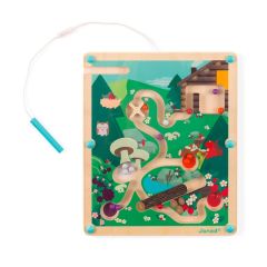 Juego magnético de madera laberinto bosque - Janod