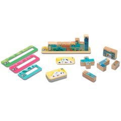 Juego de lógica y construcción Reflex Games Skyline - Cayro