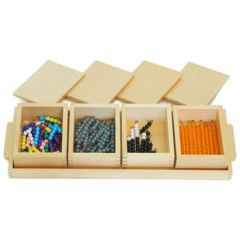 Juego serpiente negativa perlas restar Nuevo - Montessori