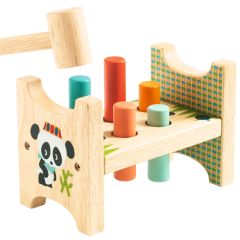 Juzo Taptap troncos de madera y mazo - Djeco