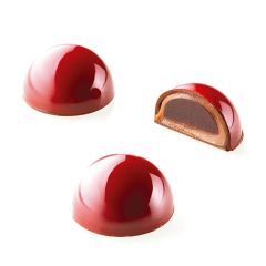 Kit bombones rellenos Chocado Semiesfera - Silikomart Professional