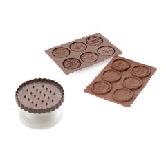 Kit galletas con chocolate Navidad - Silikomart