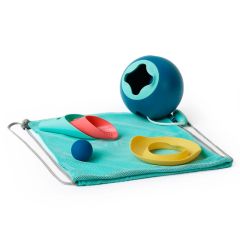 Kit mochila de playa con cubo Mini Ballo, Cuppi y molde - Quut