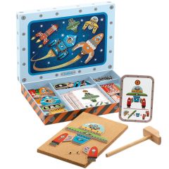 Kit nave espacial con tablero de corcho - Djeco
