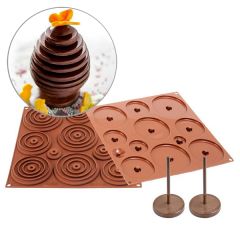 Molde huevo de Pascua en 3D - Silikomart