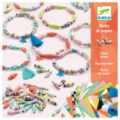 Set para pulseras con perlas de papel - Djeco