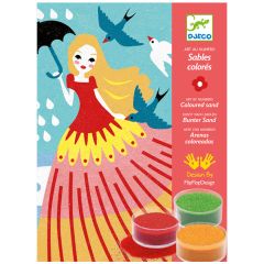 Láminas de arena Doncellas de paseo - Djeco