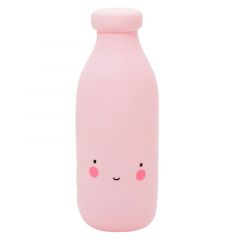 Lámpara quitamiedos botella de leche rosa - A Little Lovely Company