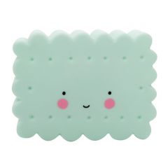 Lámpara quitamiedos galleta verde menta - A Little Lovely Company