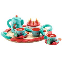 La bandeja de cumpleaños de madera de Leo - Djeco