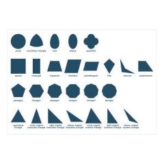 Lámina de control para gabinete geométrico - Montessori