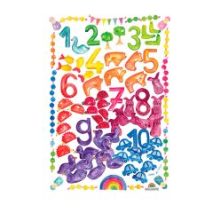 Lámina para aprender los números - Grimm's