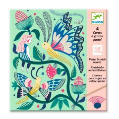 Láminas para rascar Jardín Imaginario - Djeco