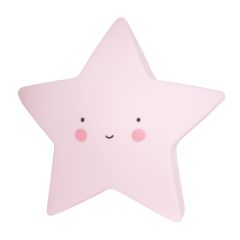 Lámpara quitamiedos estrella rosa - A Little Lovely Company