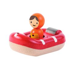 Lancha guardacostas de madera para bañera - PlanToys