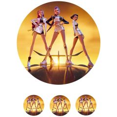 Oblea de Las guerreras K-POP - 1 - 20 cm - María Lunarillos