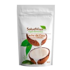 Leche de coco en polvo liofilizada ecológica 200 gr - Sin gluten - SaludViva