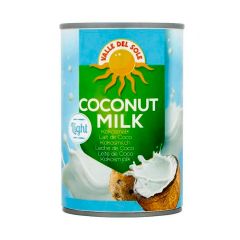 Leche de coco light 400 ml - Valle del Sole