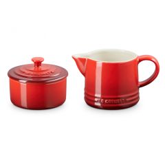 Set de lechera y azucarera Cereza - Cerámica de gres - Le Creuset