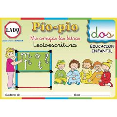 Cuaderno de lectoescritura Mis amigas las letras Pío-Pío 2 - LADO