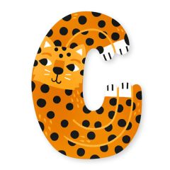 Letra C de madera tigre - Vilac