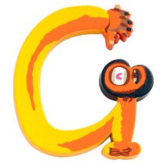 Letra de madera de animales 5,5 cm - G Djeco