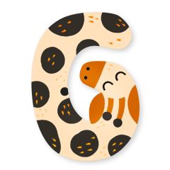 Letra G de madera jirafa - Vilac