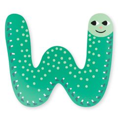 Letra W de madera gusano - Vilac