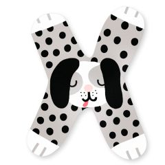 Letra X de madera perro - Vilac