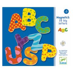 Letras abecedario de madera magnéticas - Djeco