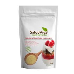 Levadura nutricional con vitamina B-12 125 gr - Sin gluten - SaludViva