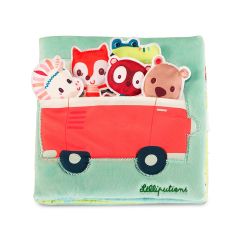 Libro de tela unicornio Louise y sus amigos - Lilliputiens